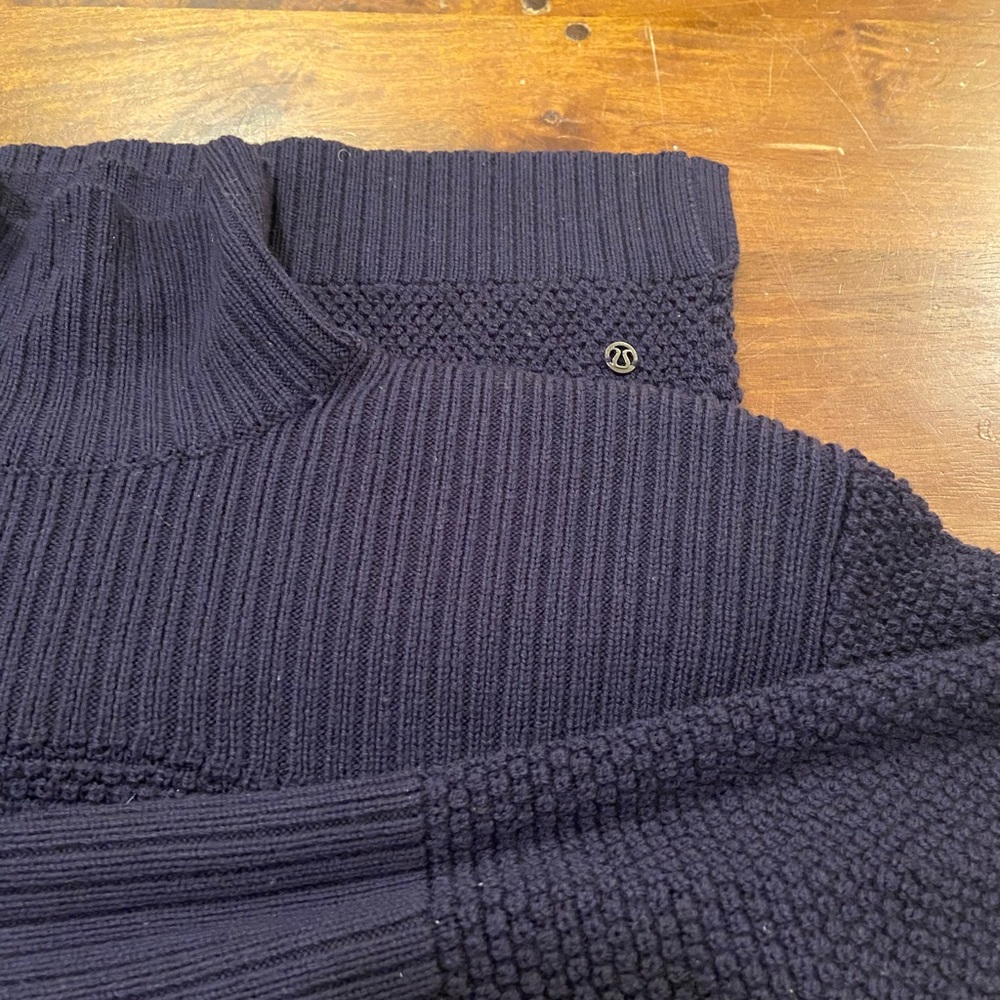 Warm and Restore Sweater Navy Blue